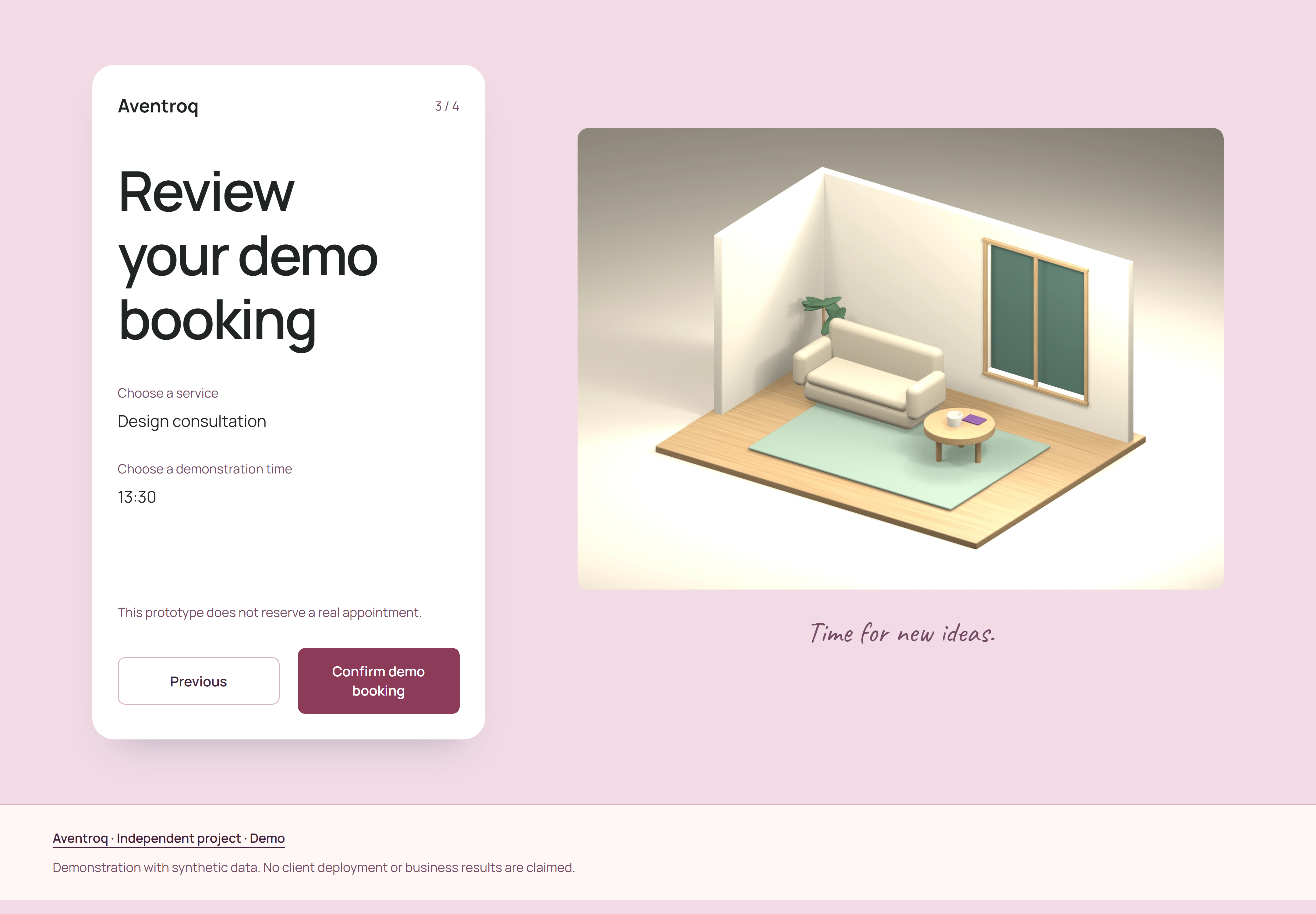 Aventroq: Interface screenshot from the working original demo